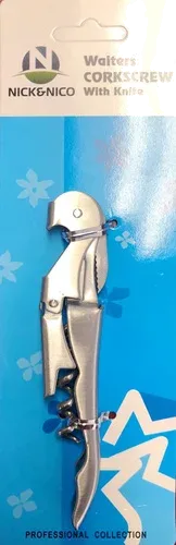 NICK & NICO STAINLESS STEEL CORKSCREW