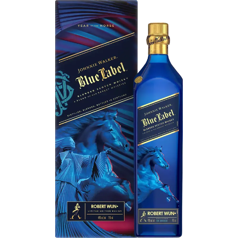 JOHNNIE WALKER BLUE LABEL YEAR OF THE HORSE 750ML