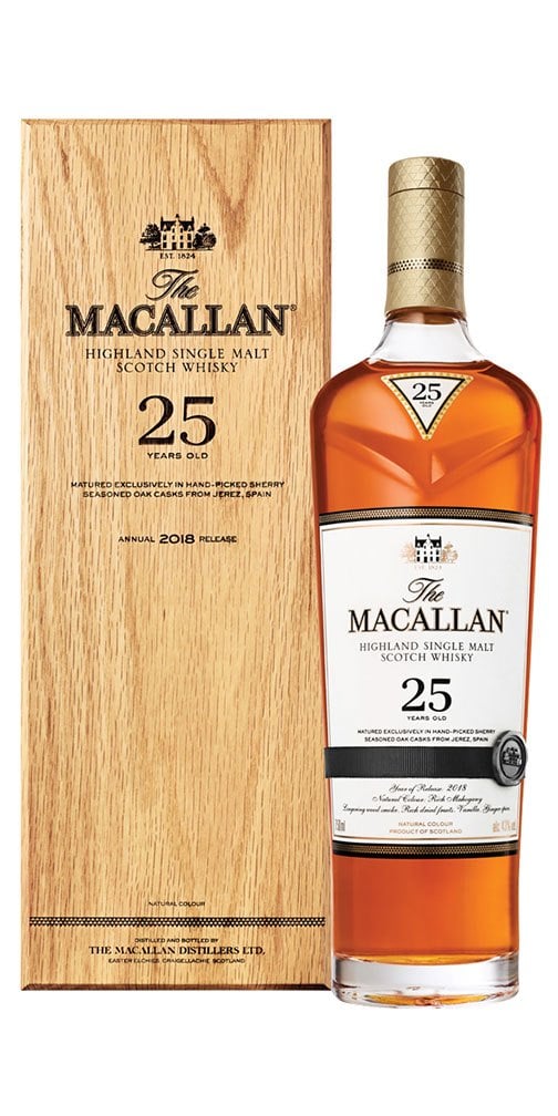 MACALLAN 25 SHERRY OAK CASK 750ML