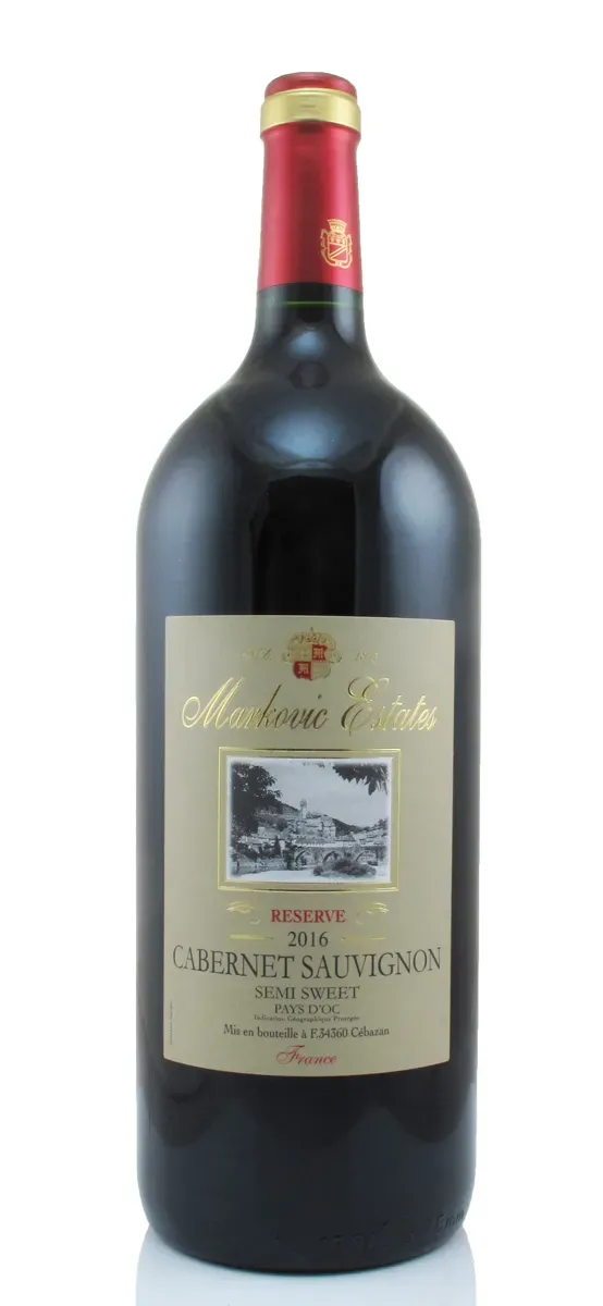 MARKOVIC ESTATE SEMI SWEET CABERNET SAUVIGNON 1.5L
