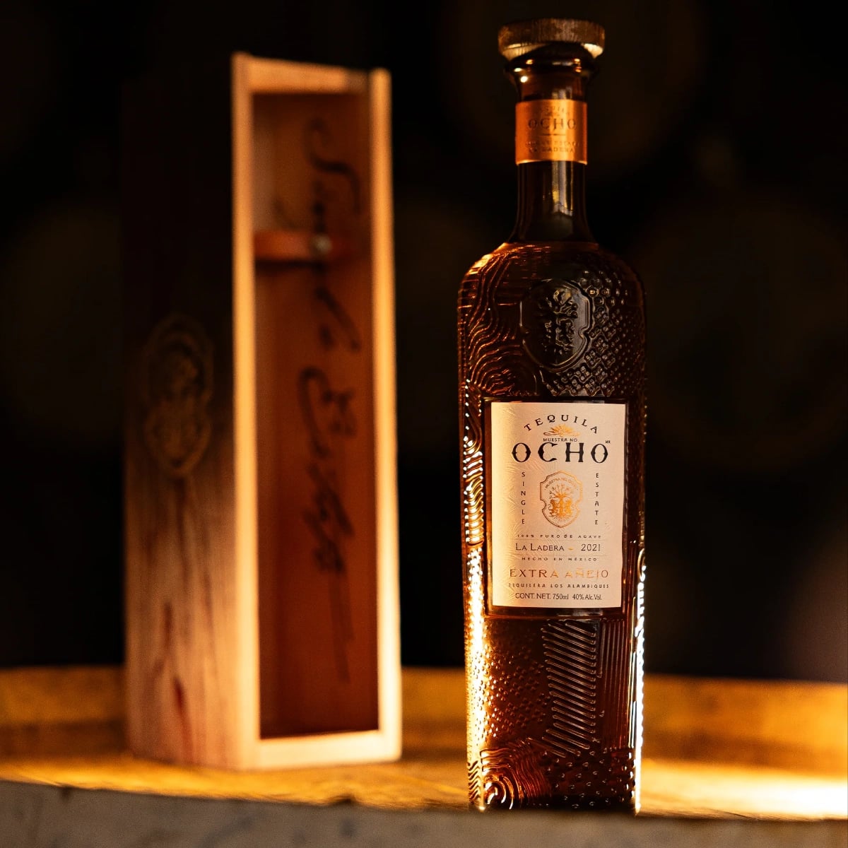 TEQUILA OCHO EXTRA ANEJO 750ML