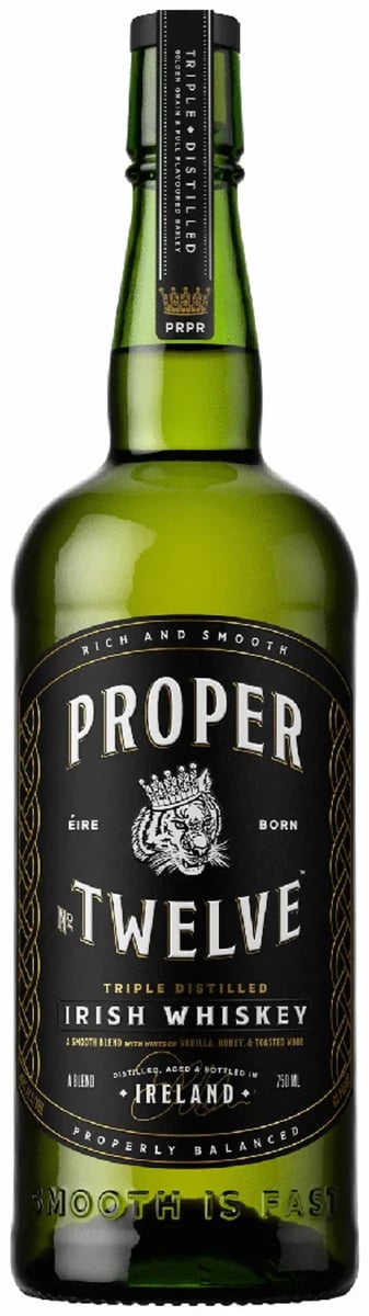 PROPER TWELVE IRISH WHISKEY 750ML