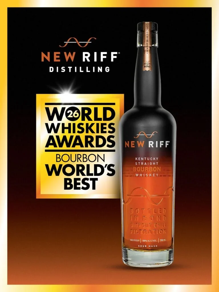 NEW RIFF BOTTLED IN BOND SOUR MASH BOURBON WHIKSEY 750ML