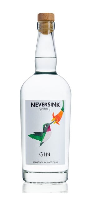 NEVERSINK SPIRITS GIN 750ML
