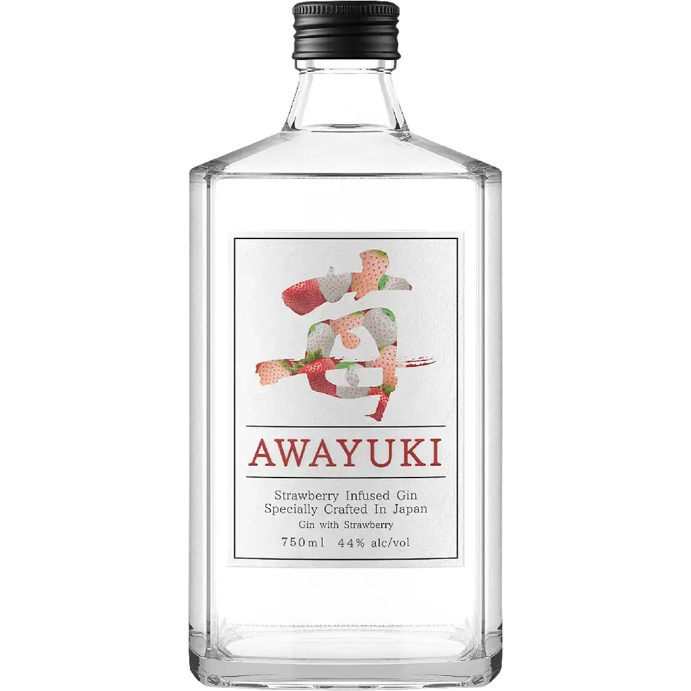 AWAYUKI STRAWBERRY JAPANESE GIN 750ML